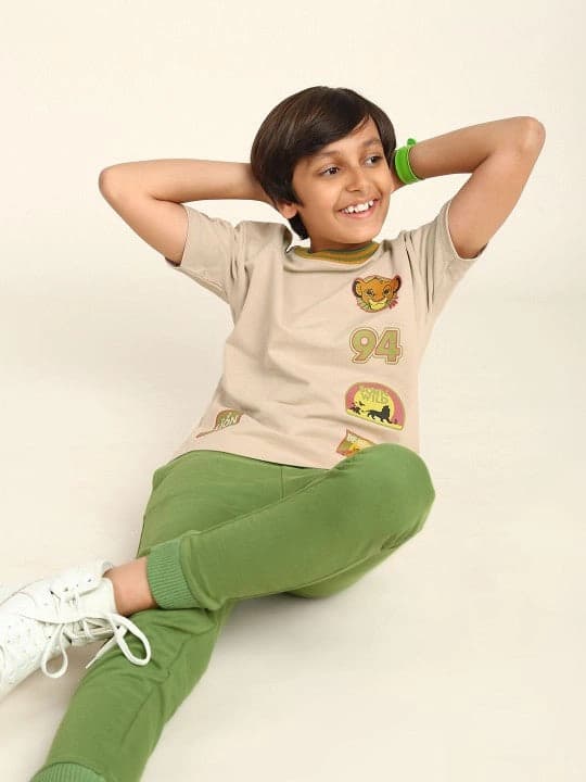 Boys Multicolor Casual Printed Regular Fit Half Sleeves Co-ord Set