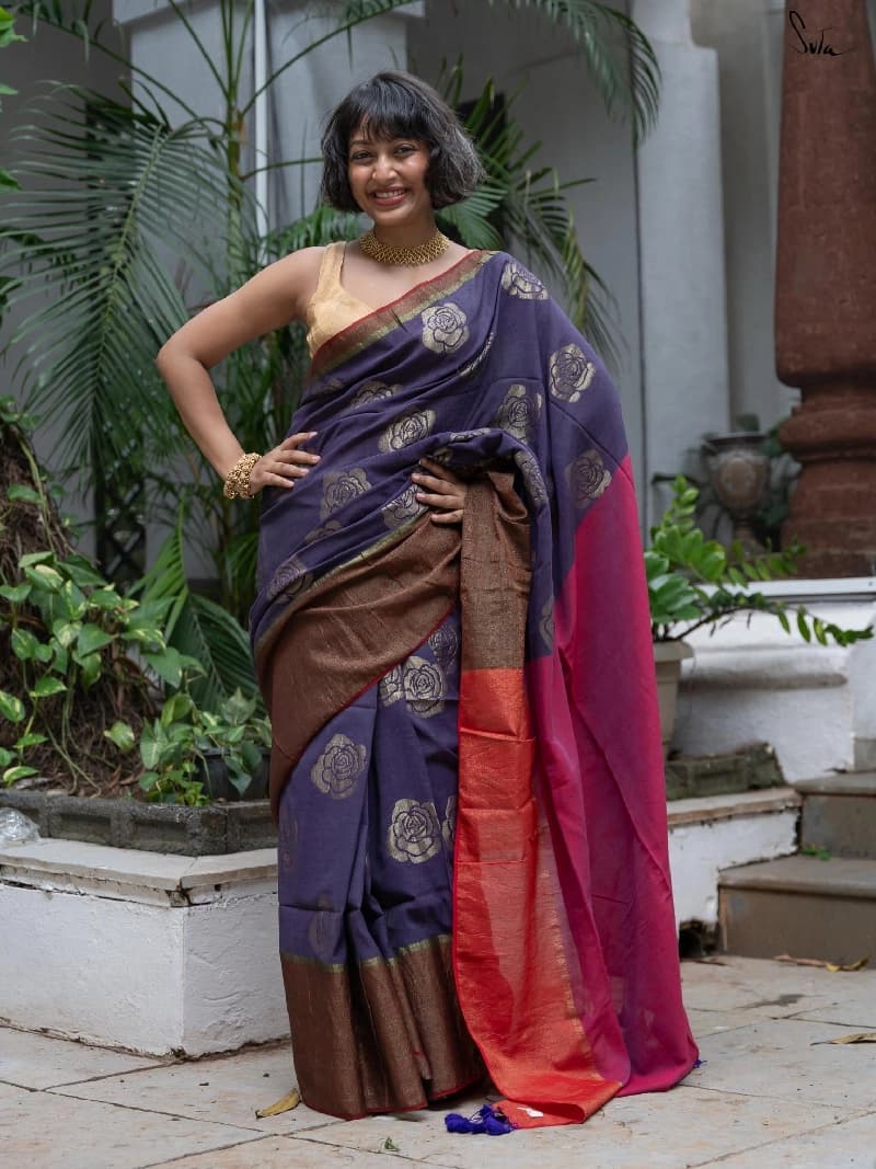Women's Multicolor Festive Saree