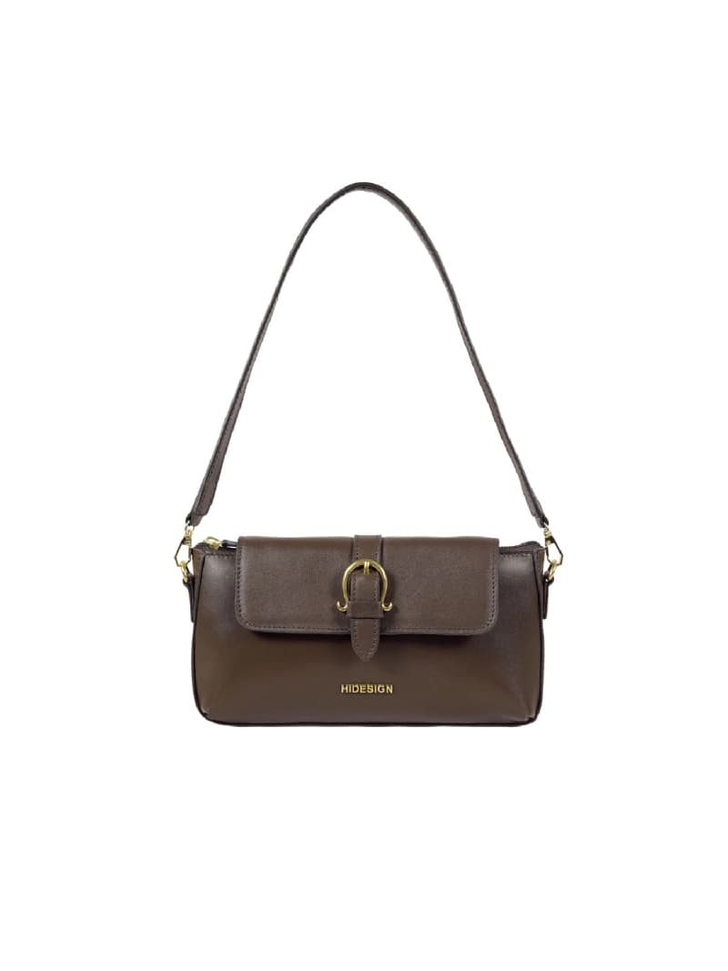 Women's Brown Leather Sling Handbag