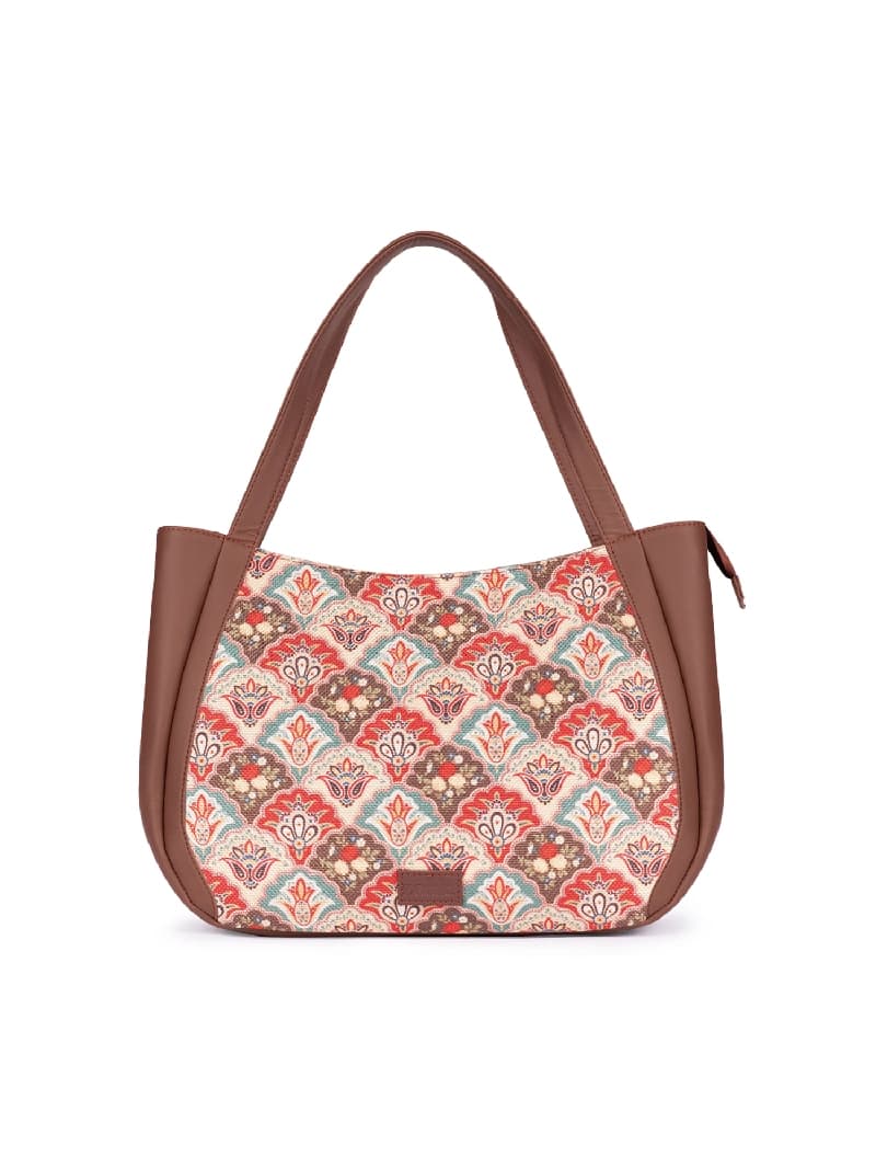 Women's Multicolor Vegan Leather Finish Sling Bag - 13.6L