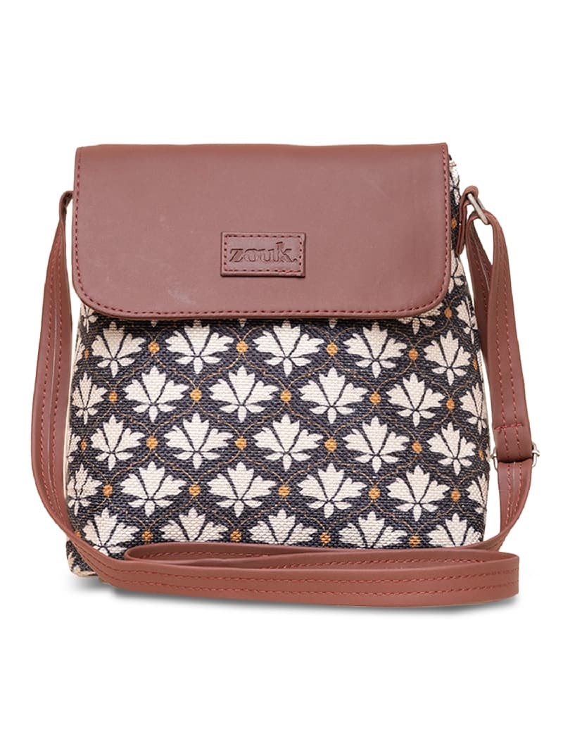 Women's Multicolor Vegan Leather Finish Sling Bag - 5.6L