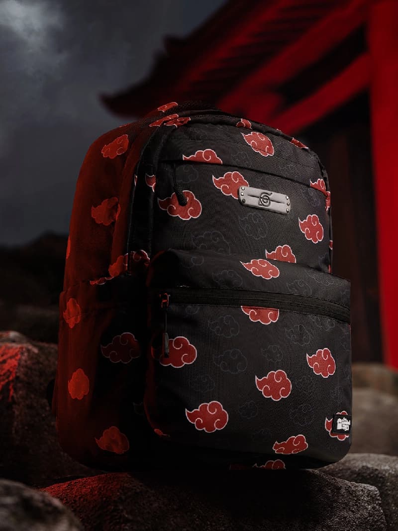 Unisex Black Polyester Backpack 15.5L