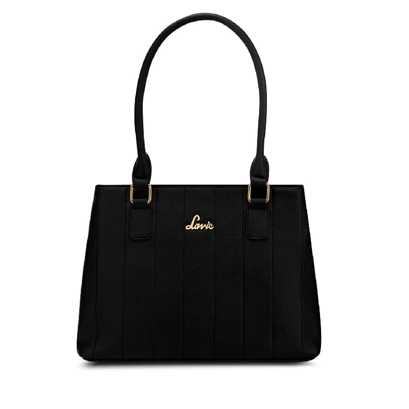 Women's Black Casual Solid Satchel
