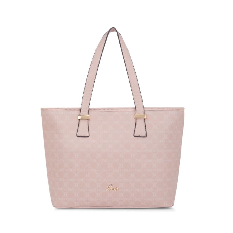 Women's Pink Work Printed Tote Bag