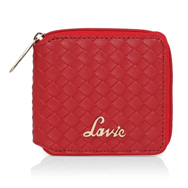 Women's Red Casual Solid Wallet