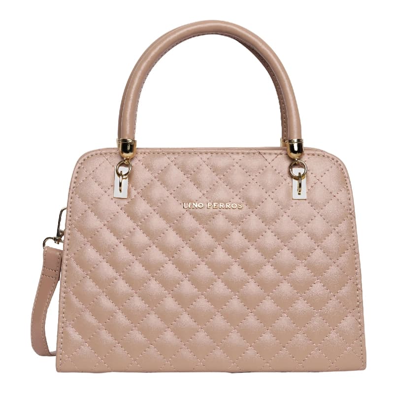 Women's Beige Casual Solid Satchel