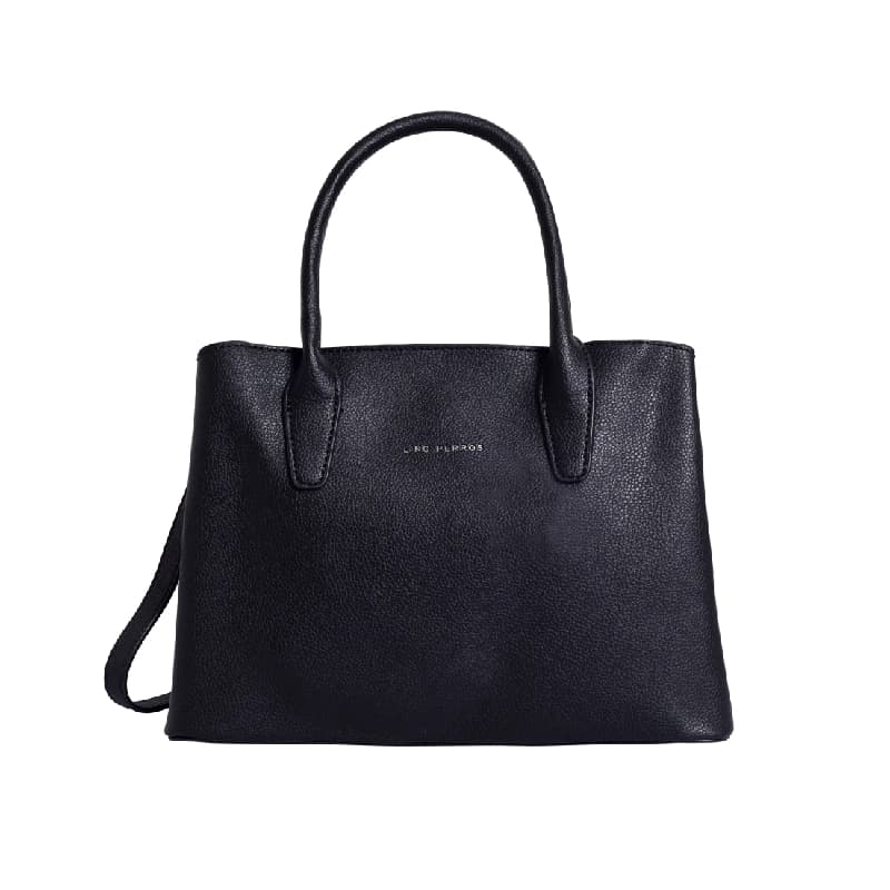 Women's Black Casual Solid Satchel