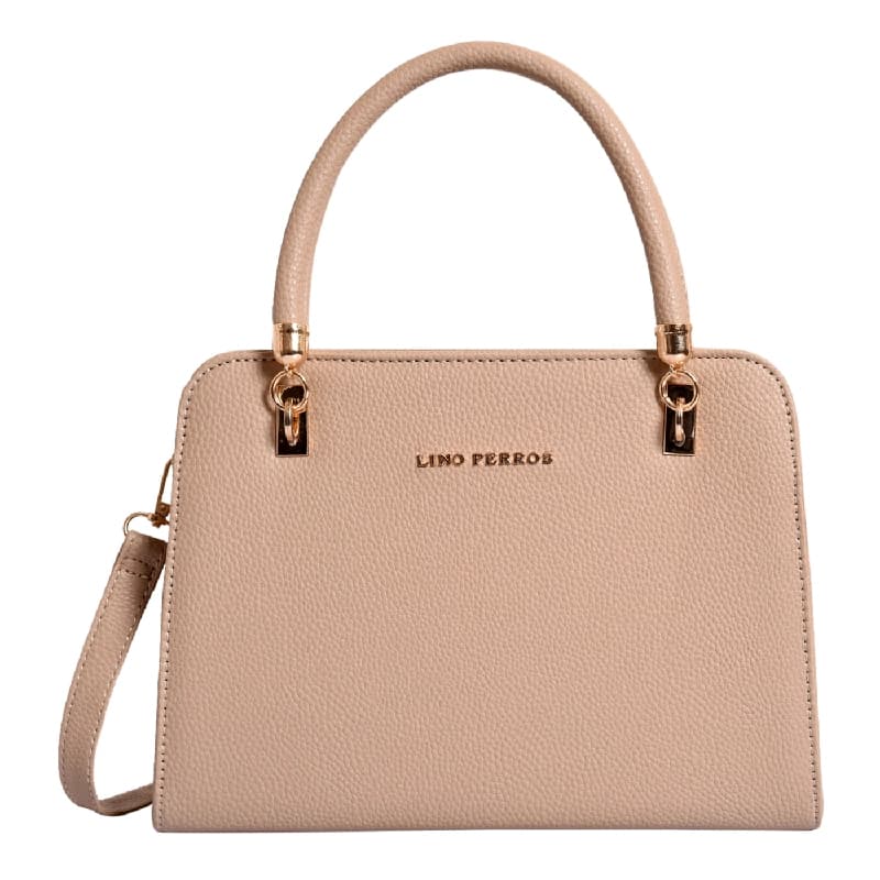 Women's Beige Casual Solid Satchel