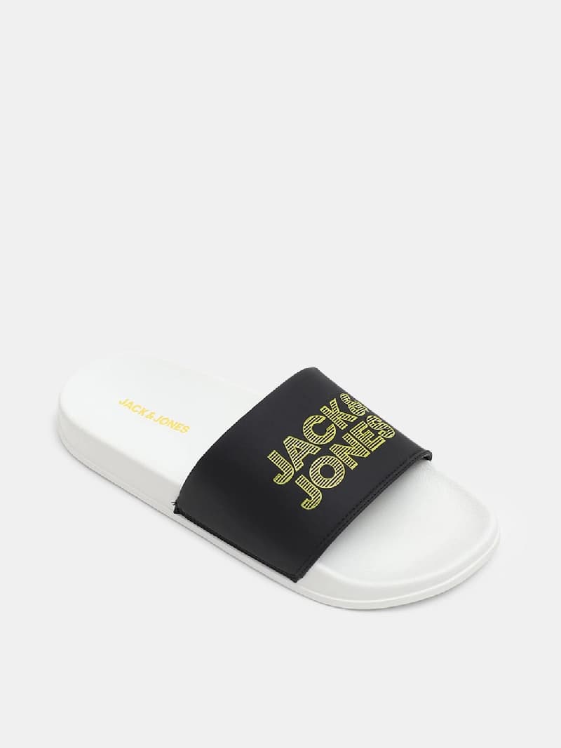 Men's Black Casual Slides