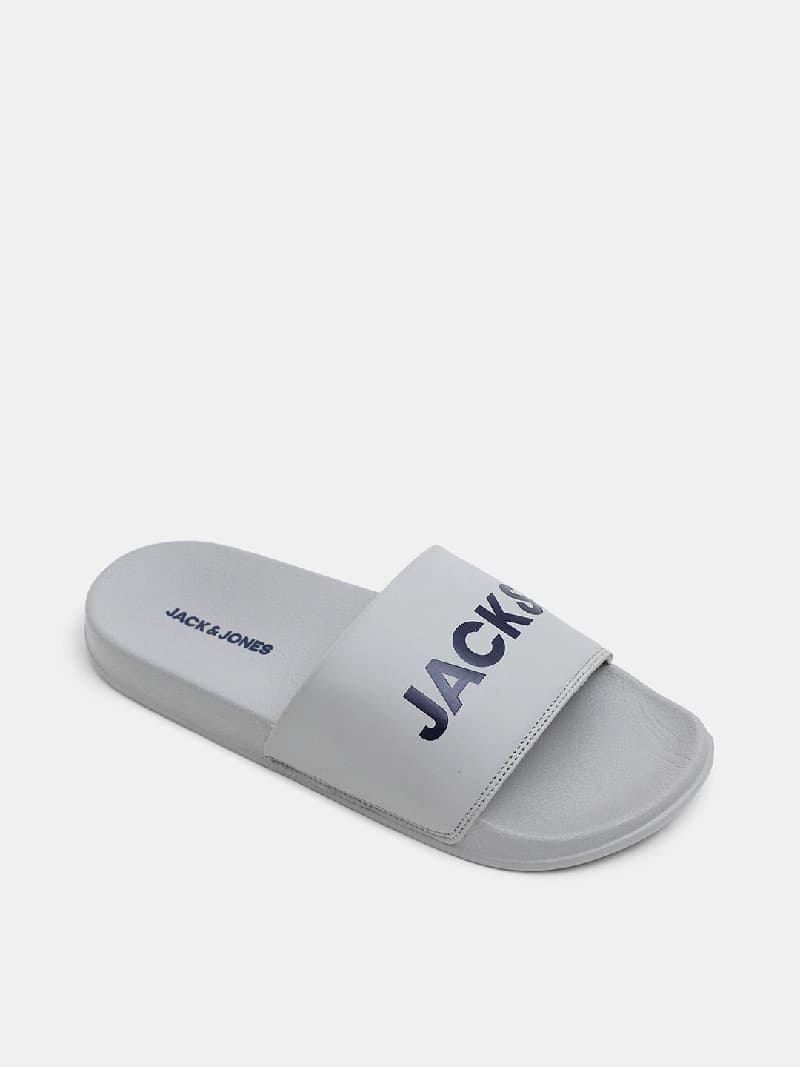 Men's Grey Casual Slides