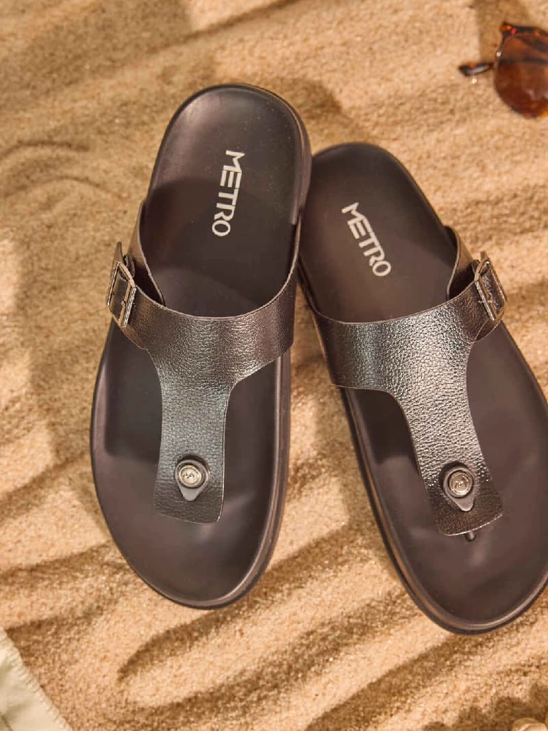 Men's Black Casual Sandals