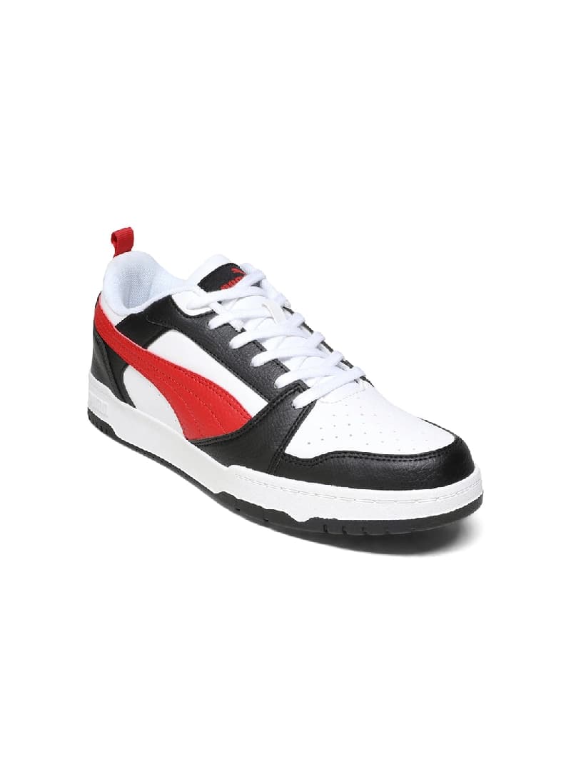 Unisex White Casual Evoke V6 Low Sneaker