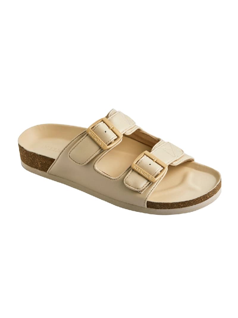 Men's Beige Cork Casual Sandals