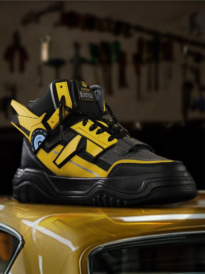 Men's Yellow Casual Colourblock Sneakers