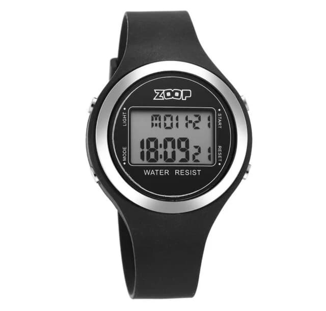 Girls Digital Watch with Digital Dial & Black Strap - NT26024PP01W
