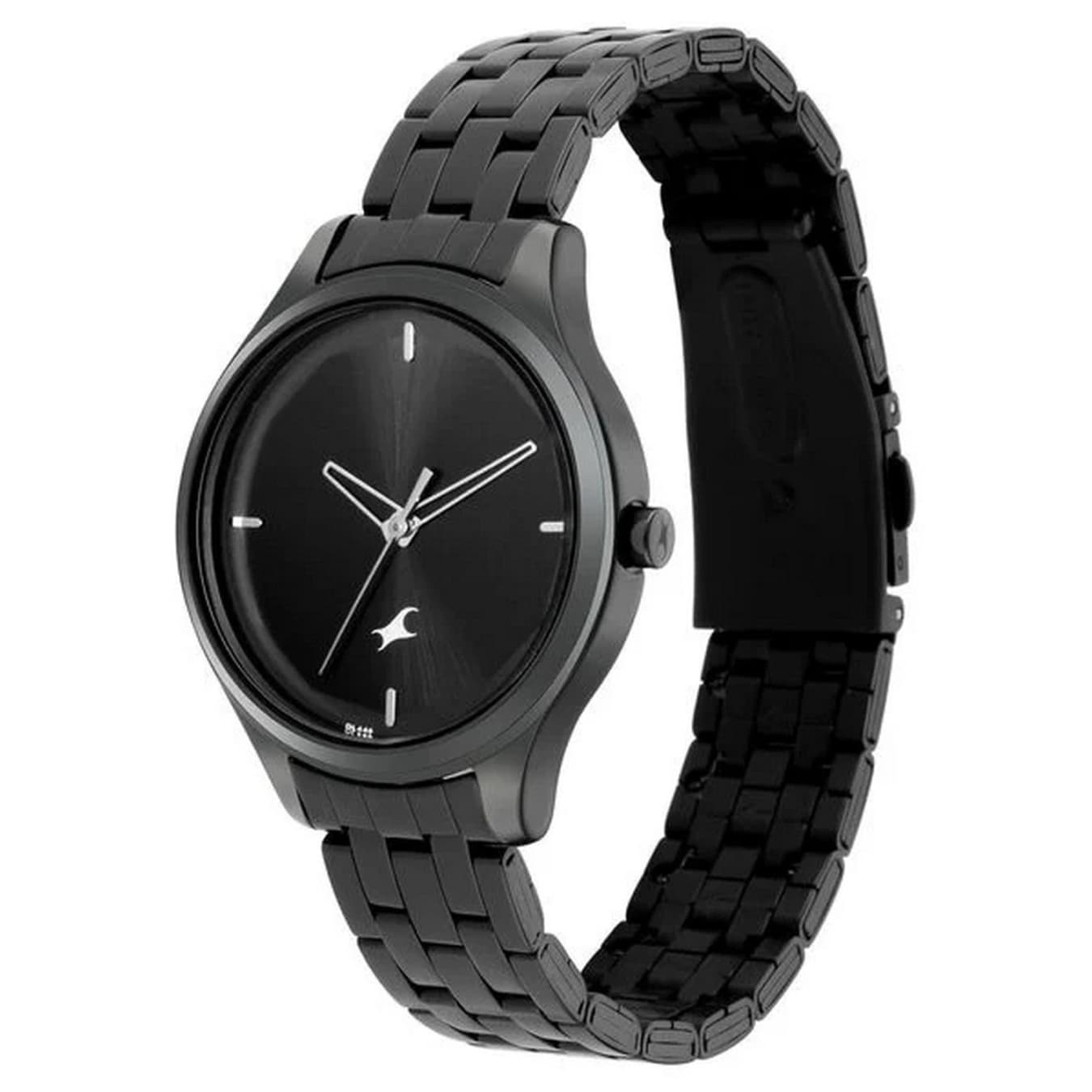 Women's Casual Black Round Dial Watch - NS6248NM01