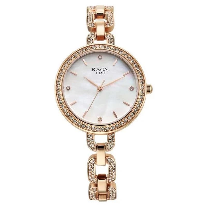 Women's MOP Round Dial Watch - NT95272WM01