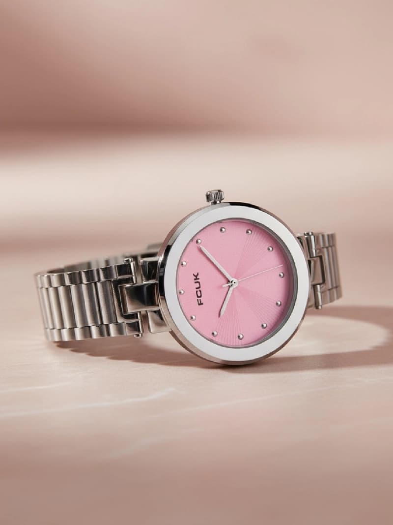 Women's Pink Casual Analogue Watch-FK00028E