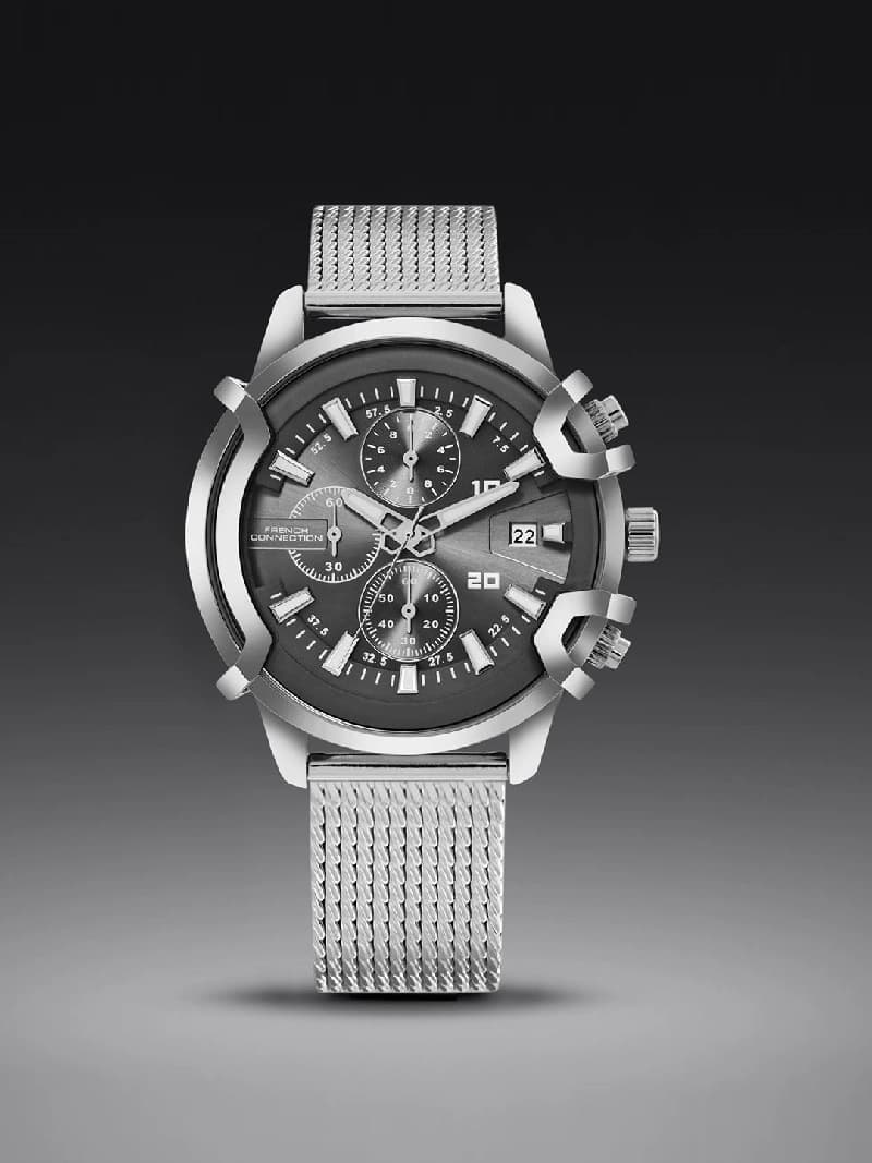 Men's Grey Casual Analogue Watch-FCH003SM