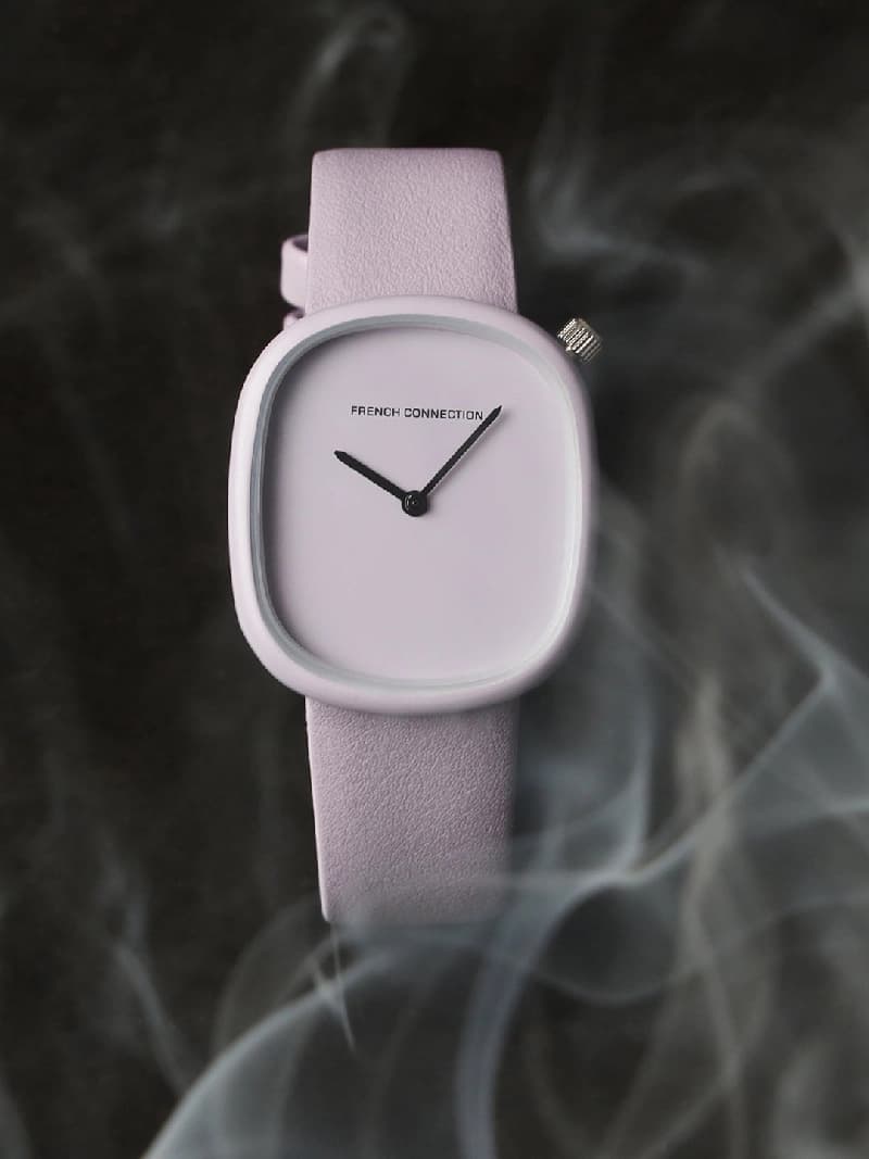 Women's Purple Casual Square Analogue Watch-FCS10PR