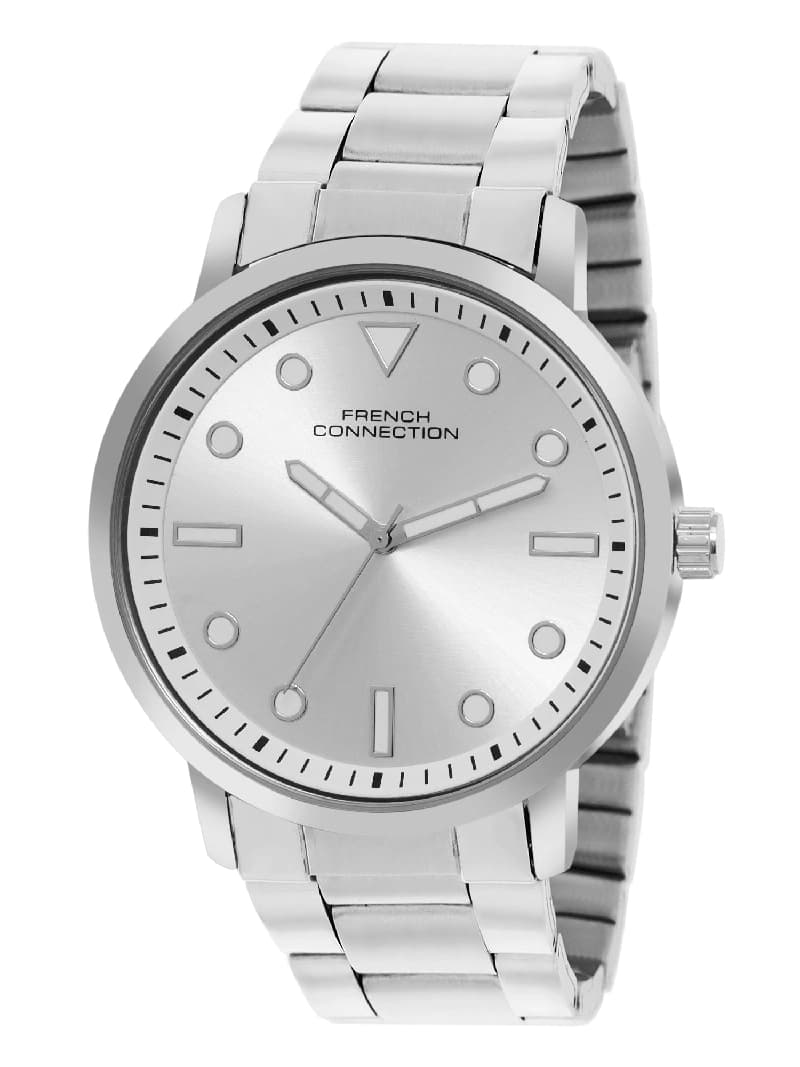 Men's Steel with White Dial Watch - FCN0160SM