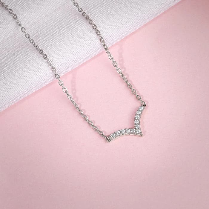 Women's Silver Avya Necklace