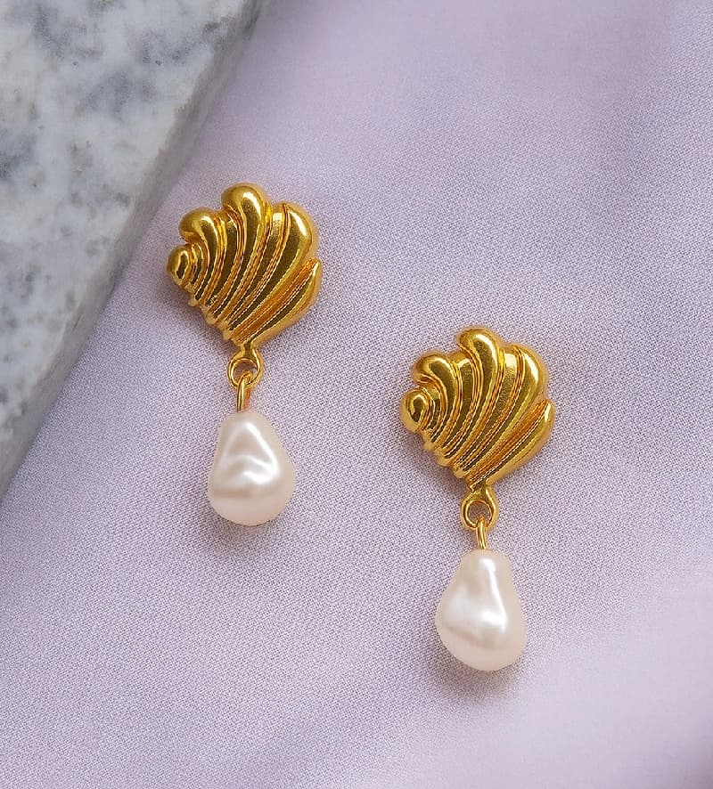 Women's Gold Casual Earrings