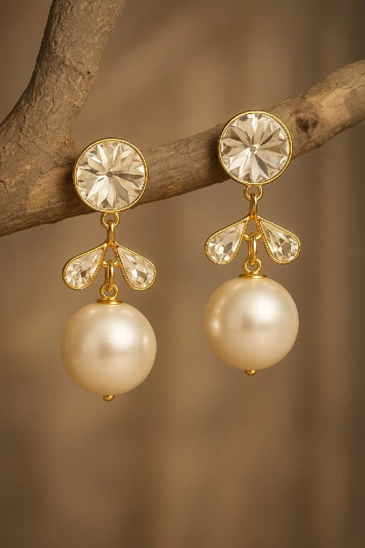 Women's Gold Casual Earrings