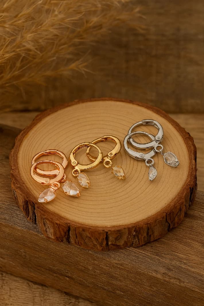 Women's Multi Casual Earrings - Set of 3