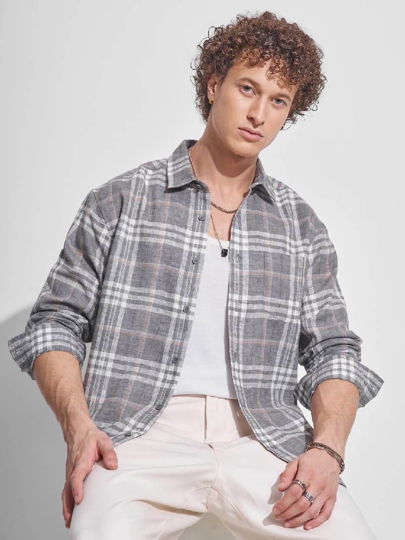 Men's Multicolor Casual Printed Regular Fit Shirt