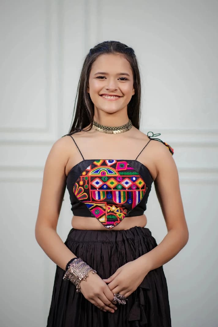 Women's Black Festive Blouse