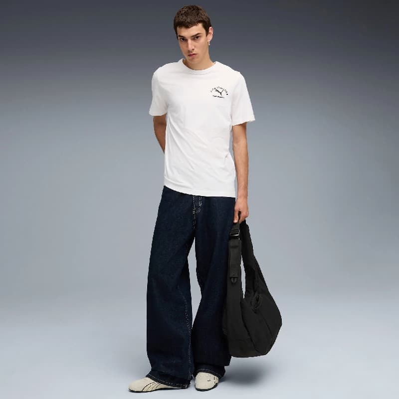 Men's White Casual Regular Fit Tshirt