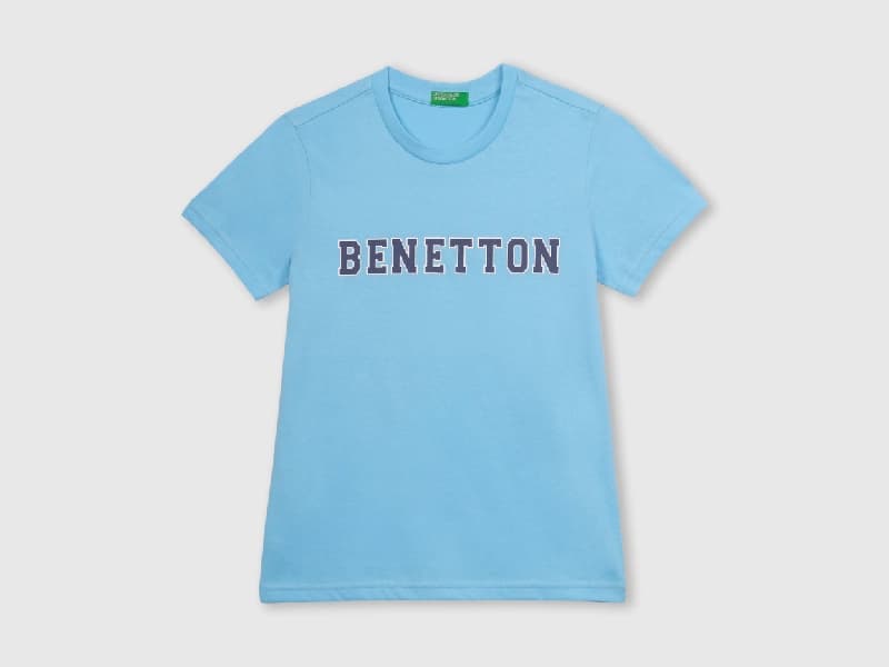 Boys Blue Casual Regular Fit Solid Half Sleeves Tshirt