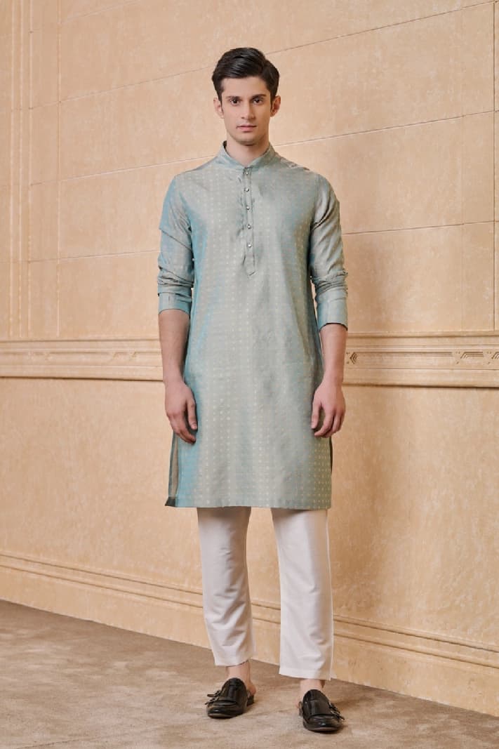 Men's Blue Festive Kurta Set