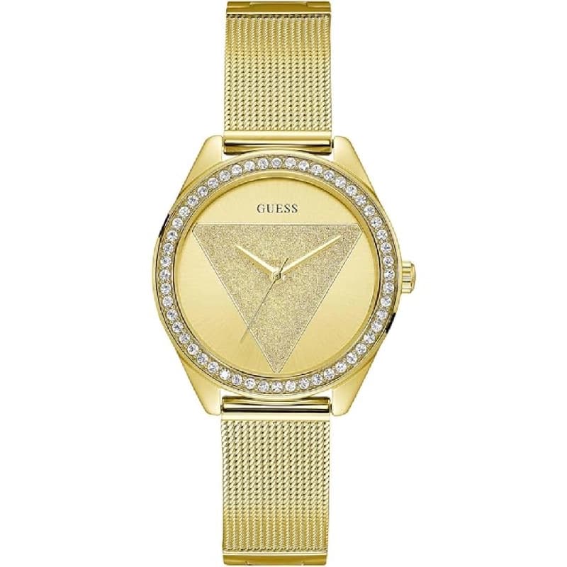Women's Gold Solid Round 37 mm Analogue Watch - W1142L2