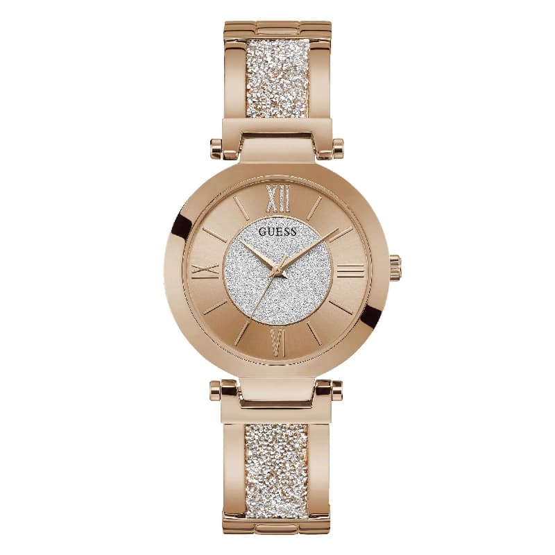 Women's Rose Gold Solid Round 36 mm Analogue Watch - W1288L3