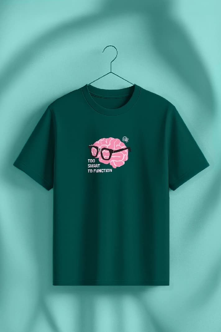 Women's Green Casual Printed Regular Fit Tshirt