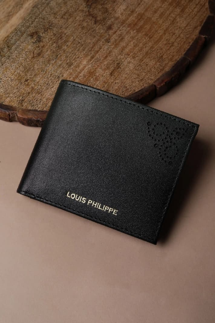 Men's Green Green Solid Leather Wallet