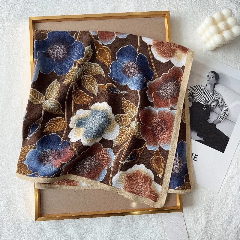 Women's Multicolor Casual Printed Scarve