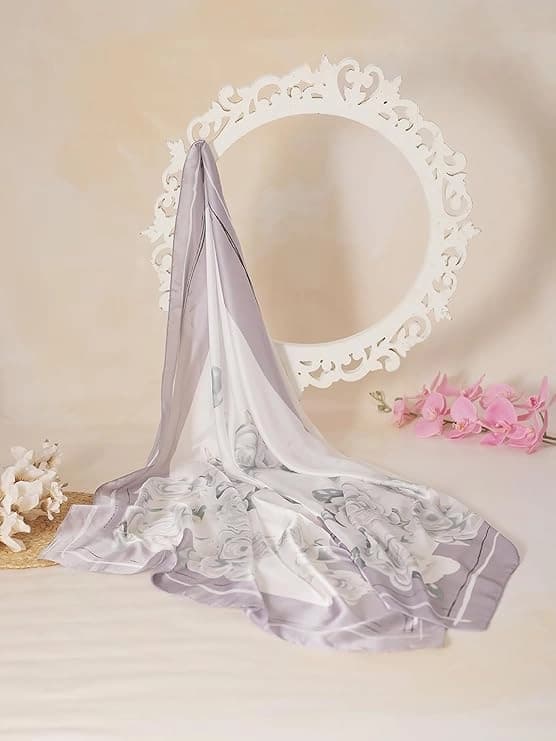 Women's Multicolor Casual Printed Scarve