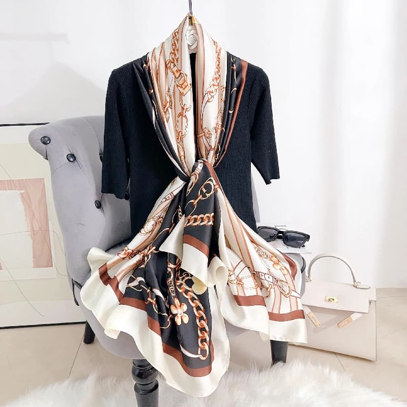 Women's Multicolor Casual Printed Scarve