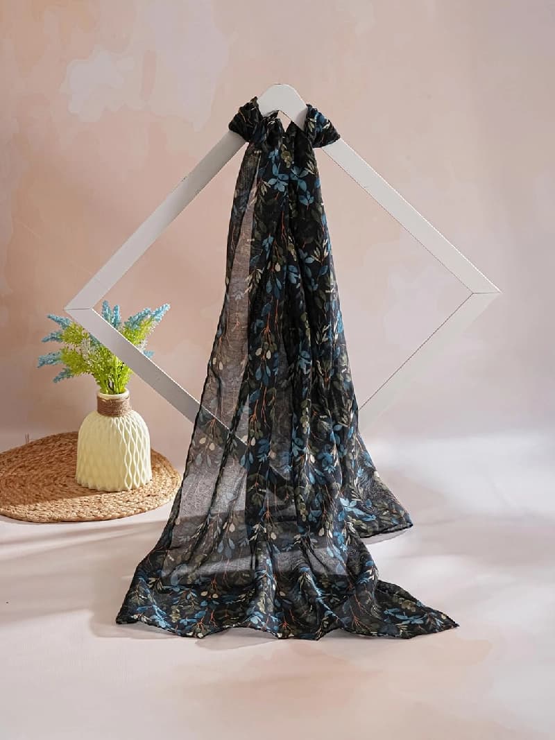 Women's Multicolor Casual Printed Scarve