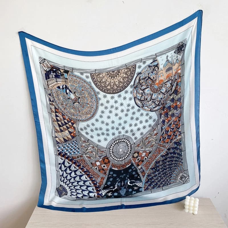 Women's Multicolor Casual Printed Scarve