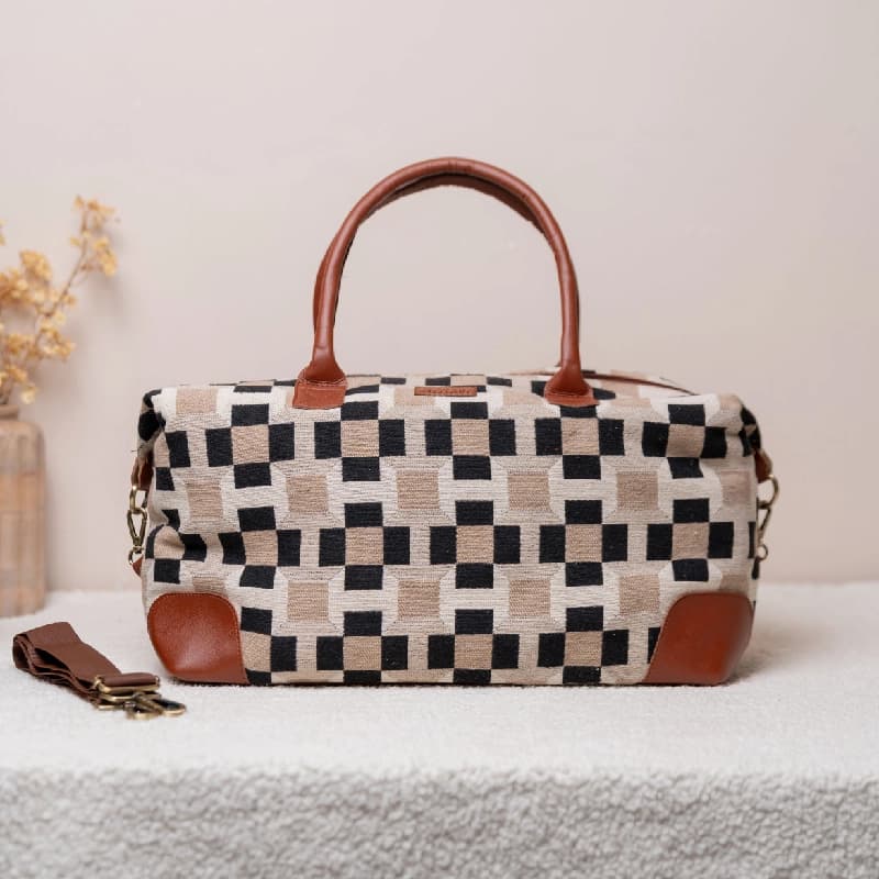 Women's Beige the Overnighter Duffle Bag