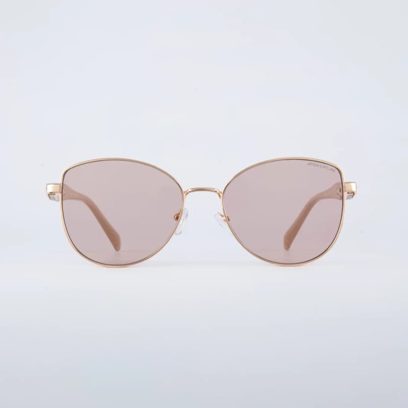 Women's Gold Polarised Lens Oversized Cateye Sunglass Celeste Series