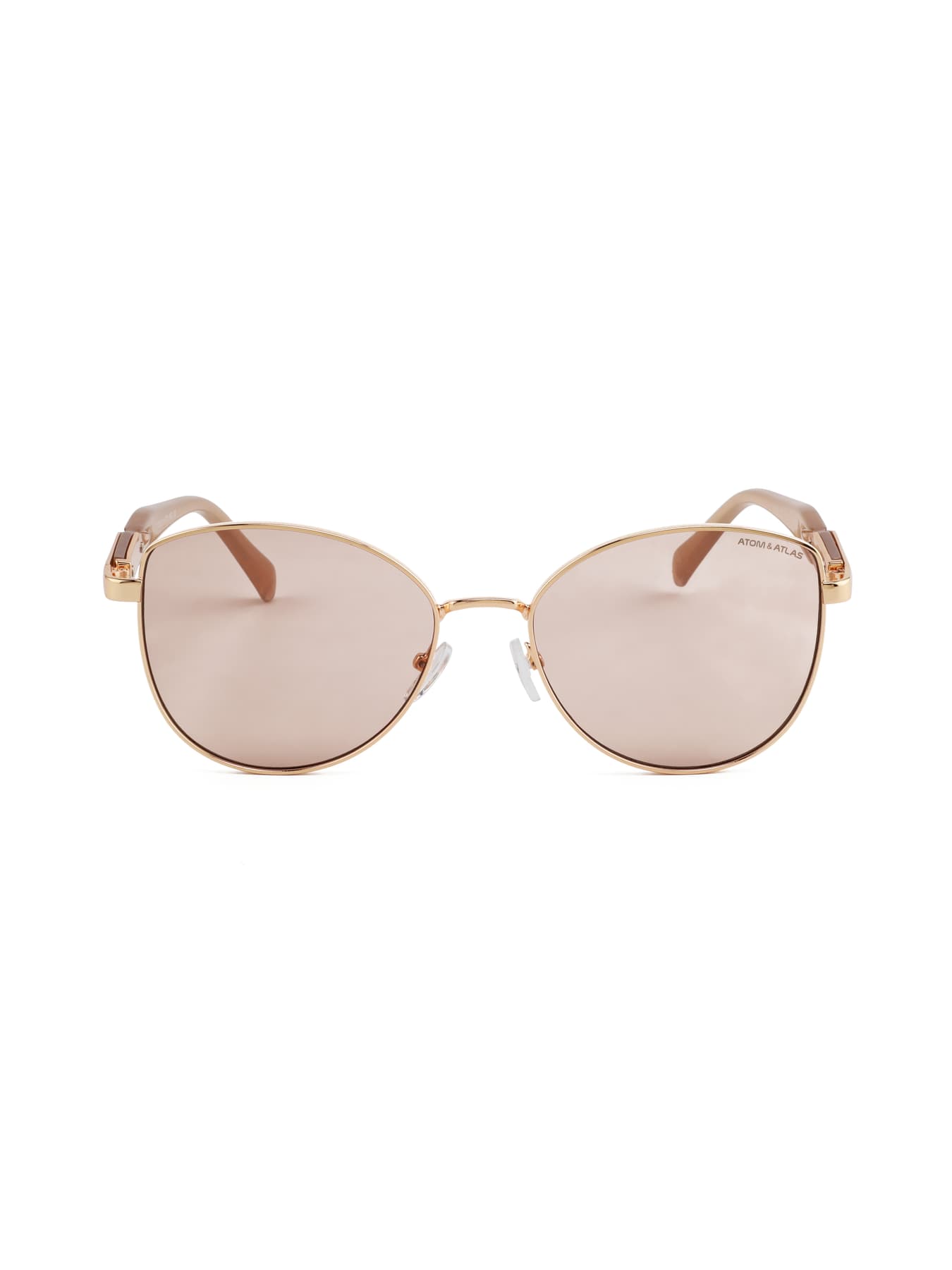 Women's Gold Polarised Lens Oversized Cateye Sunglass Celeste Series