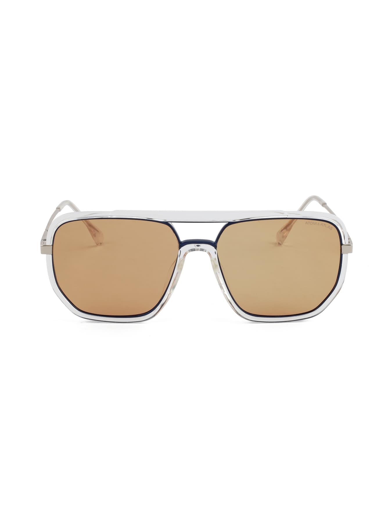 Men's Crystal Blue Polarised Lens Aviator Sunglass Stratos Series