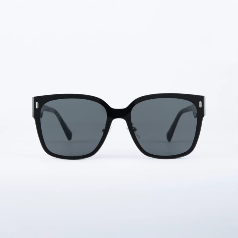 Women's Silver Grey Polarised Lens Oversized Square Sunglass Pulse Series