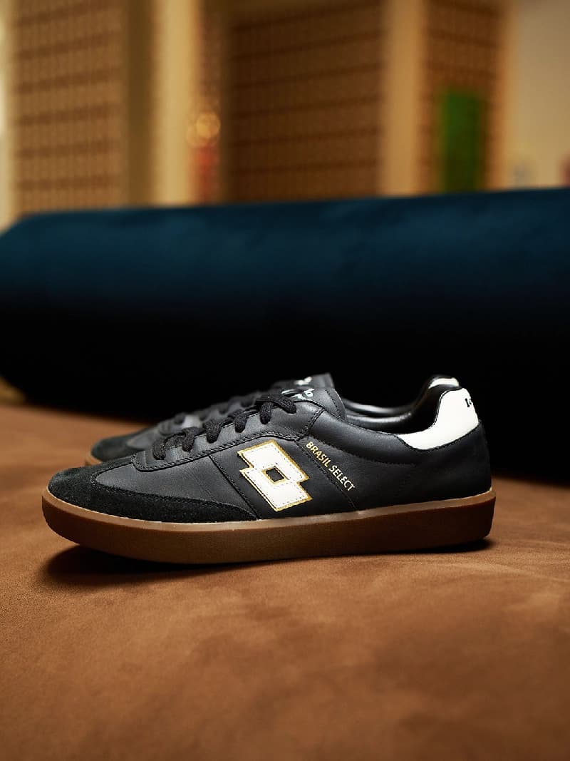 Men's Casual Leather Brasil Select OG Black Sneakers