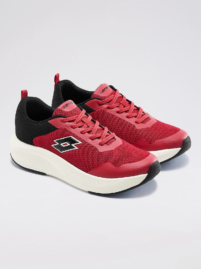 Men's Mesh Energex Red Running Shoes